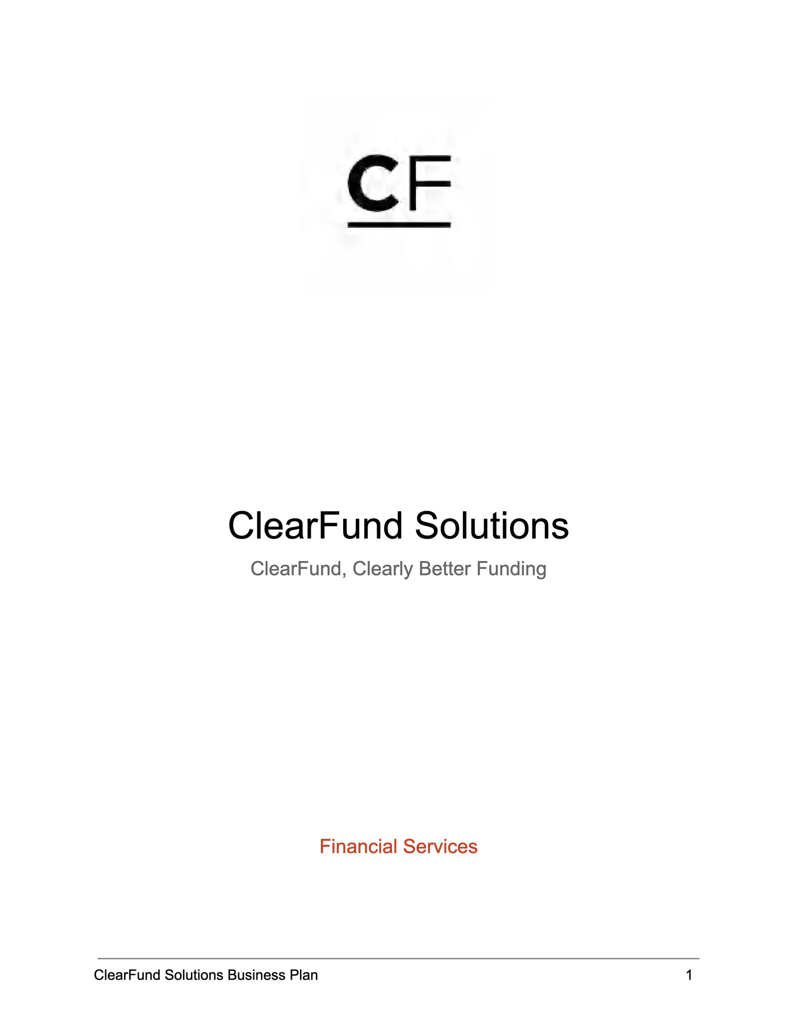 ClearFund Solutions — Cover