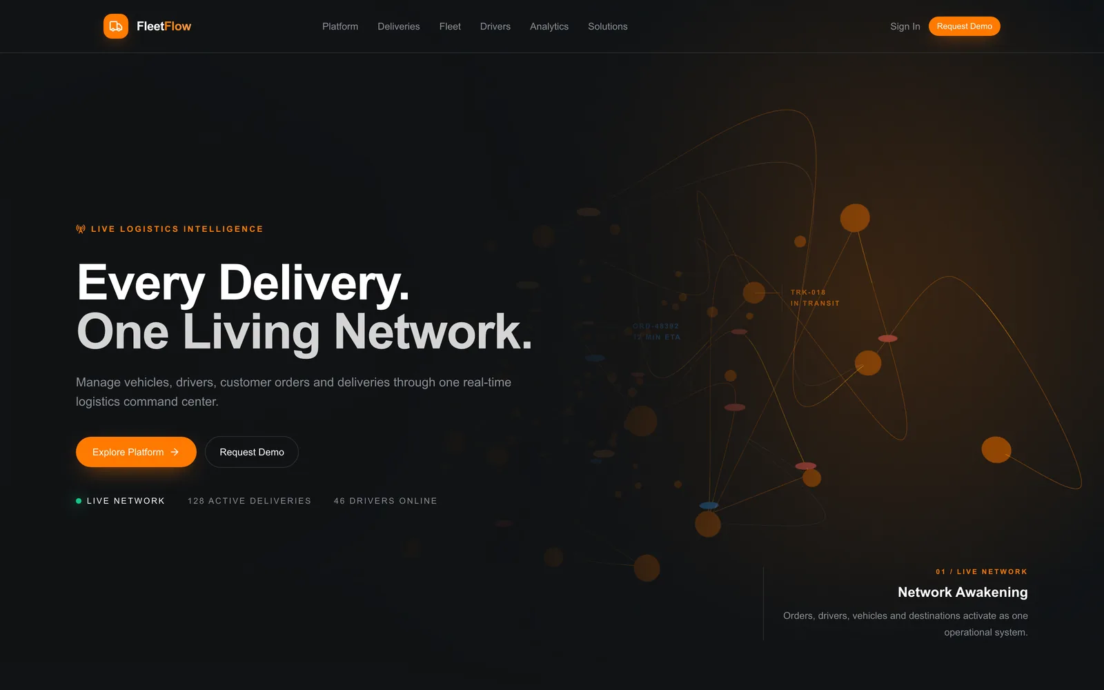 FleetFlow — Operations centre
