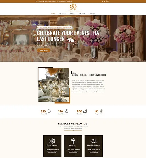 Bleugh Raleigh Events — Bleugh Raleigh Events — website design