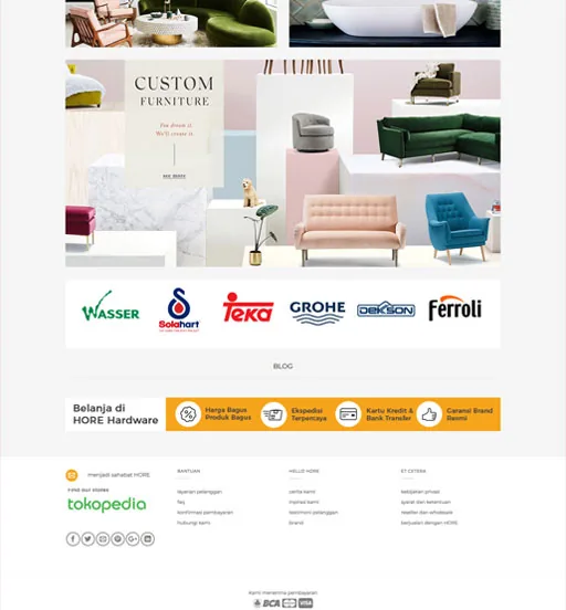 Hore Hardware — Hore Hardware — website design