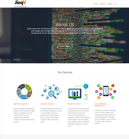 JieqV — JieqV — website design