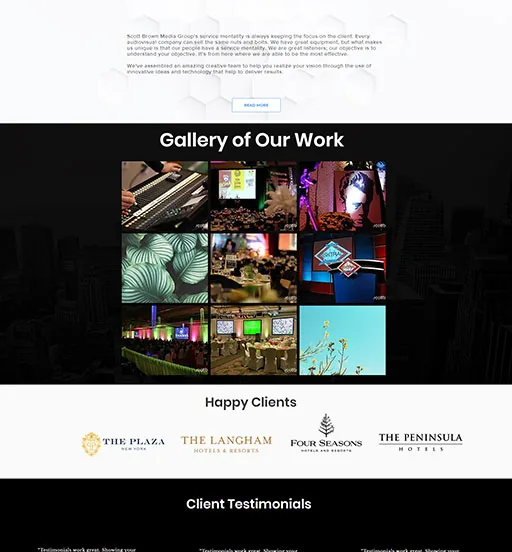Scott Brown Media Group — Scott Brown Media Group — website design