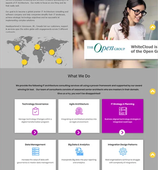 White Cloud — White Cloud — website design