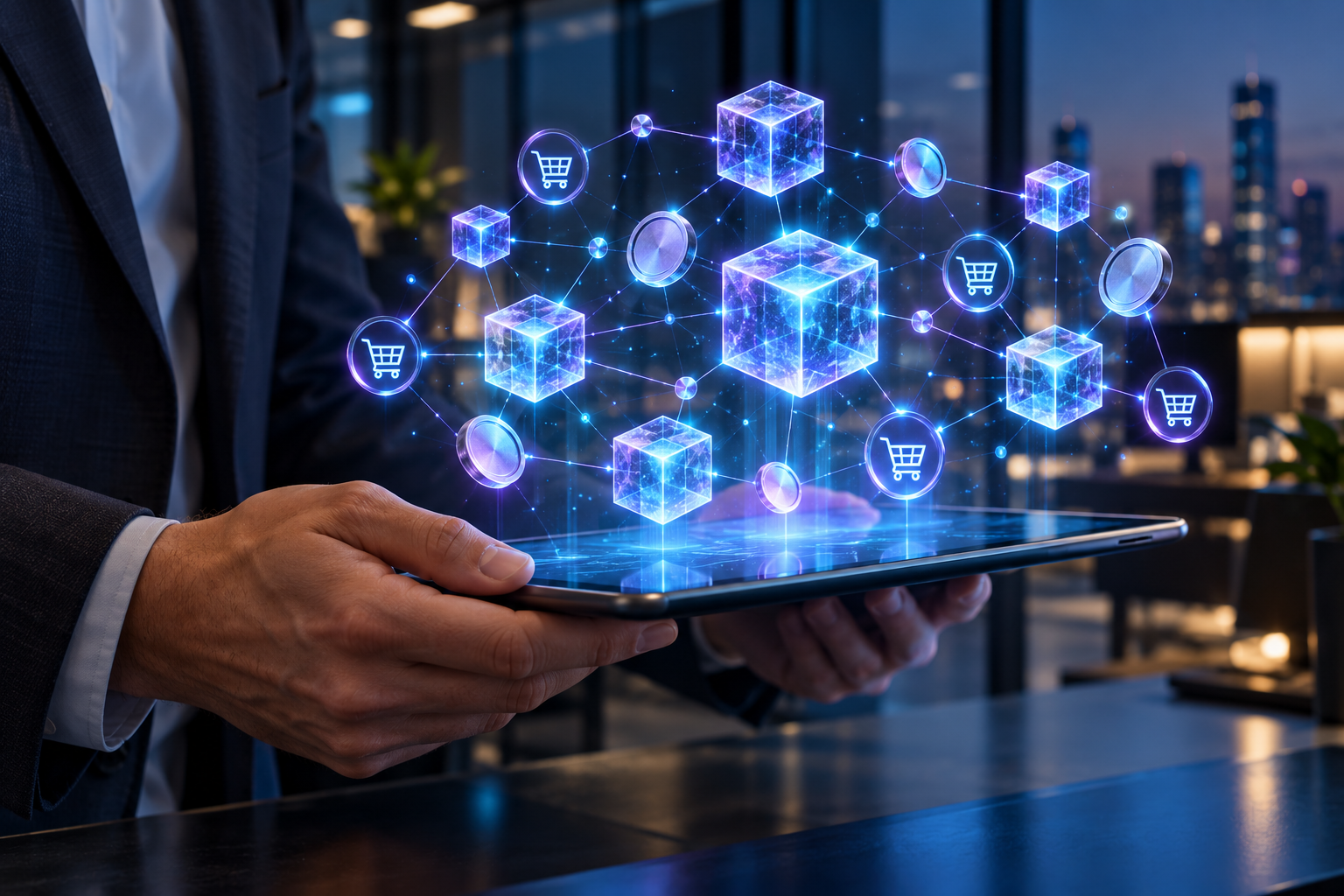 Blockchain network for decentralized e-commerce