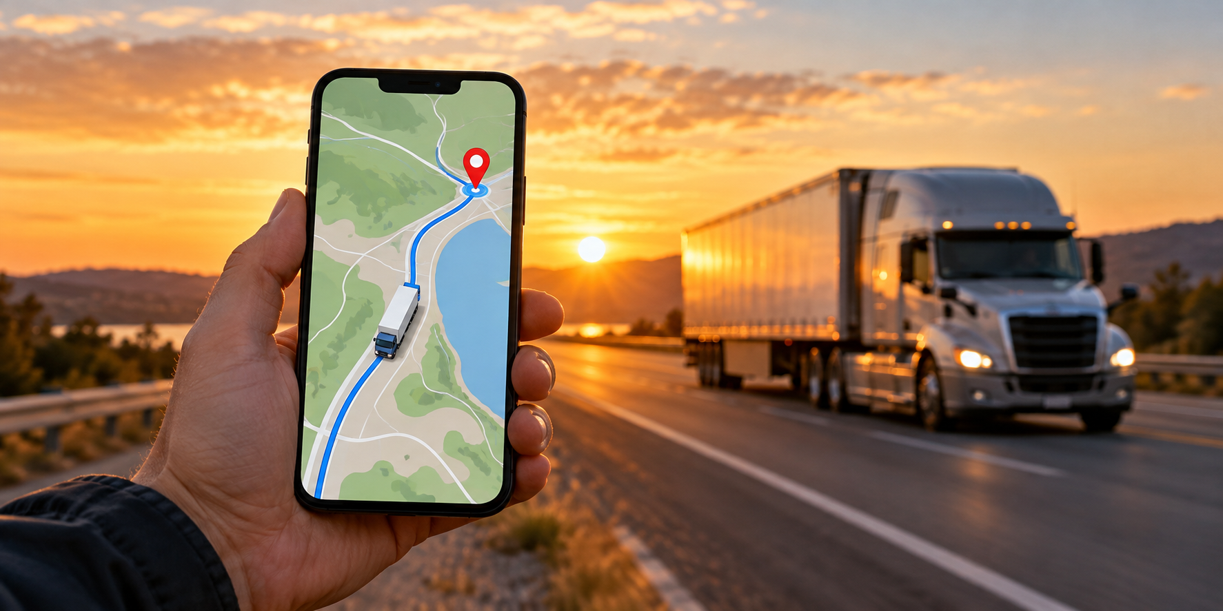 Real-time freight tracking on a smartphone