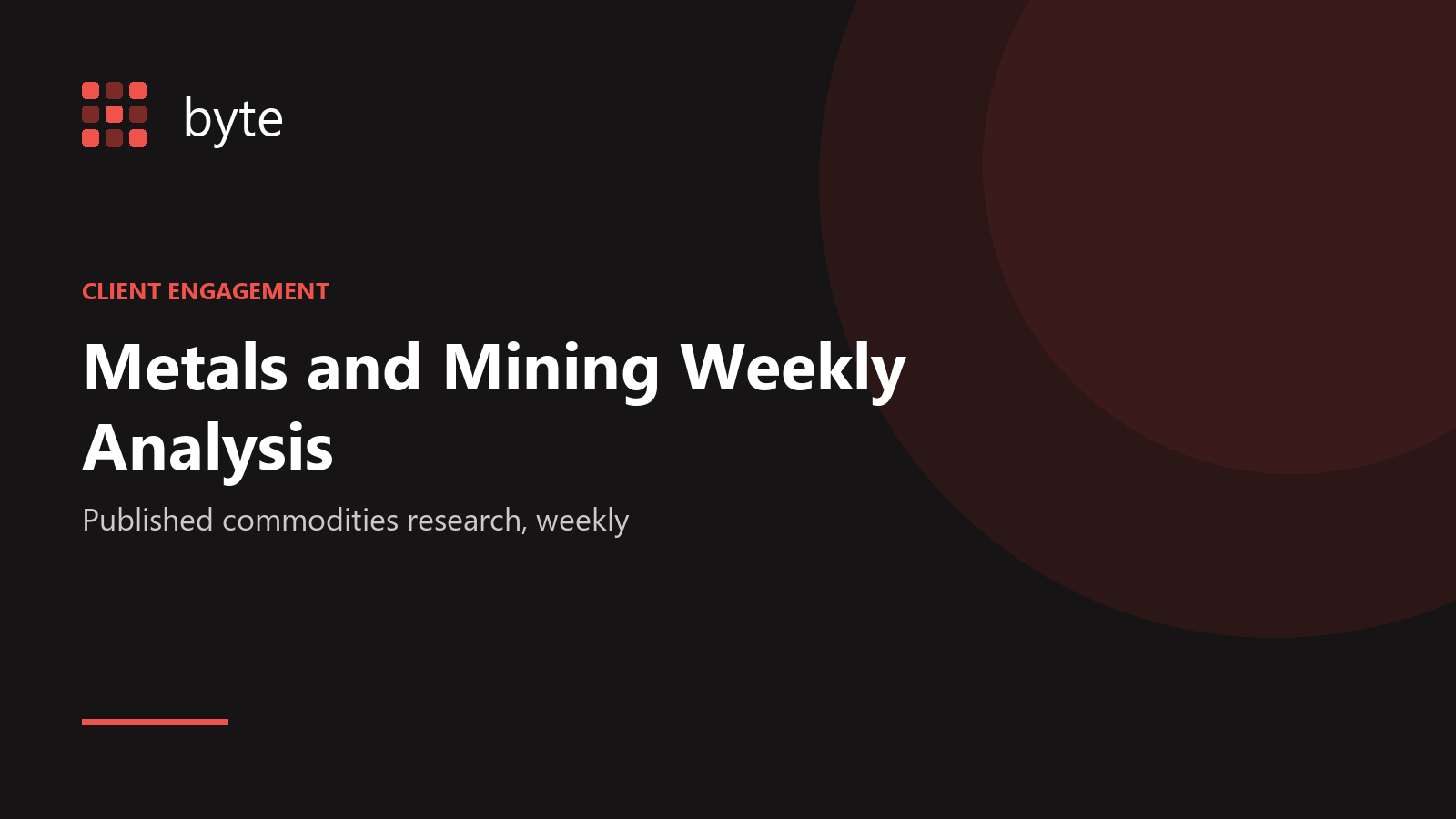 Metals and Mining Weekly Analysis
