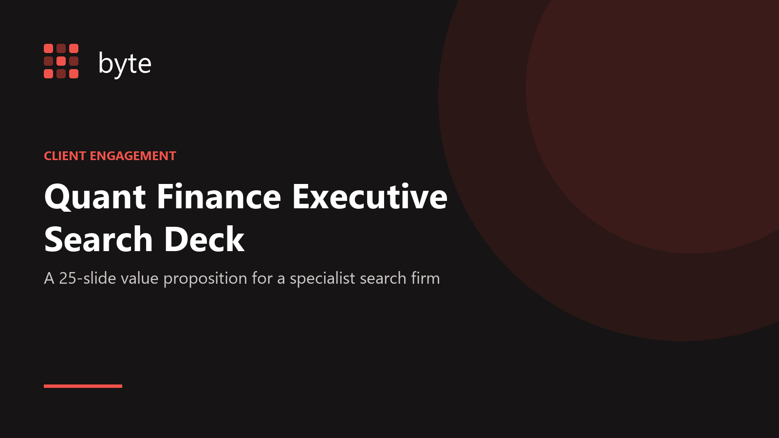 Quant Finance Executive Search Deck